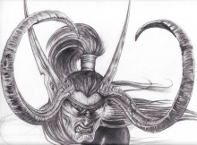Illidan grafit rajz